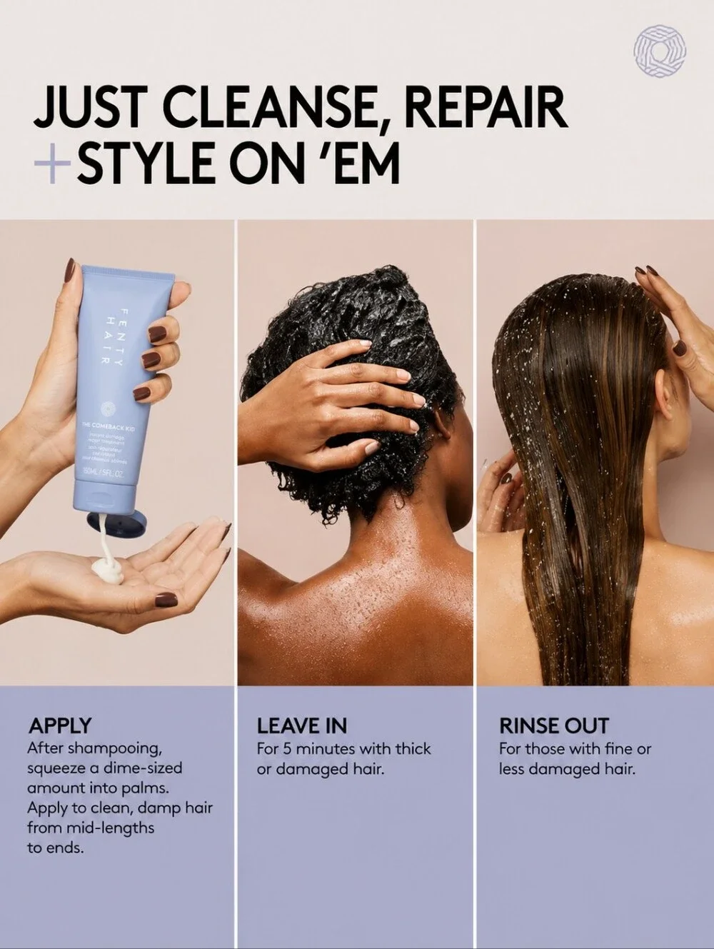 Fenty Hair NIB FULL SIZE – The Comeback Kid Instant Damage Repair Treatment